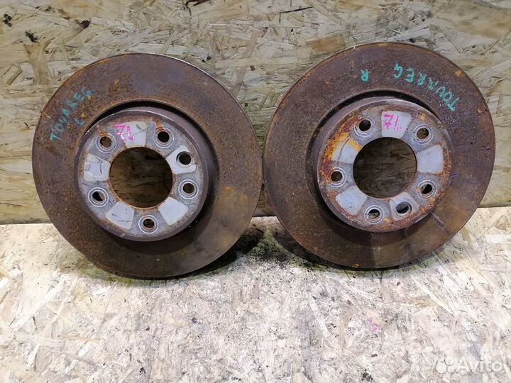 Диск тормозной передний Volkswagen Touareg 7L