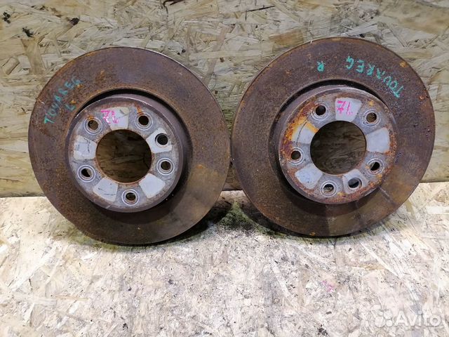 Диск тормозной передний Volkswagen Touareg 7L