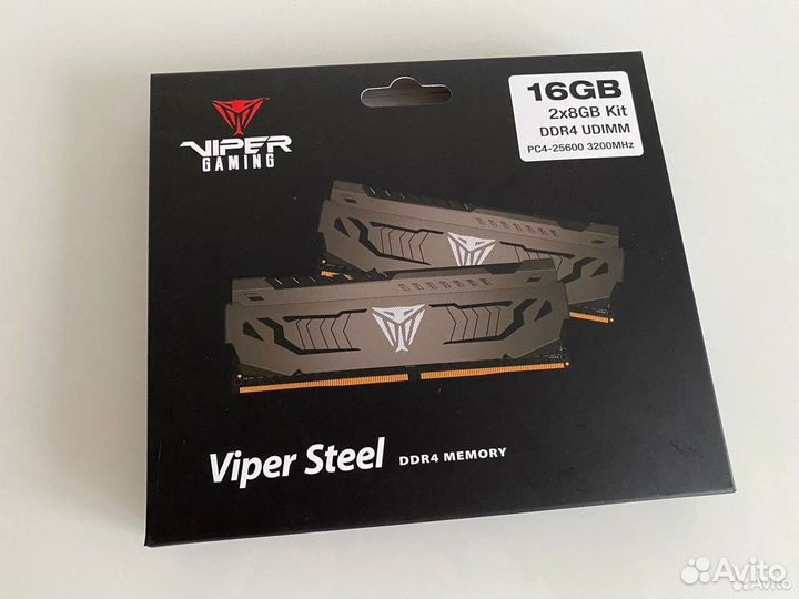 Оперативная память DDR4 Patriot Viper Steel 16Gb