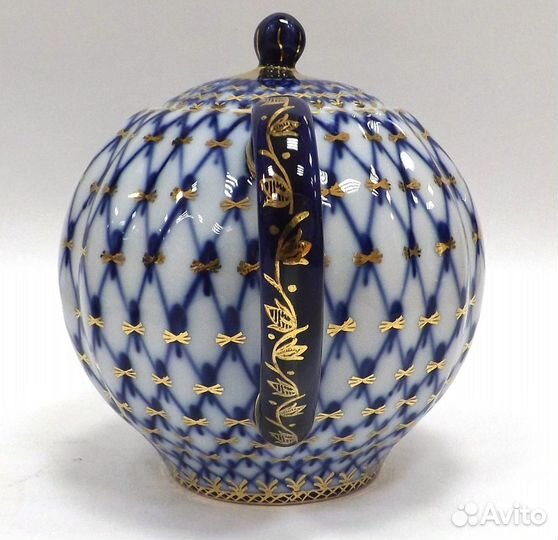 Сервиз чайный Ифз Тюльпан, Кобальтовая сетка, 14пр