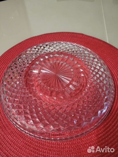 Блюдо хрустальное СССР