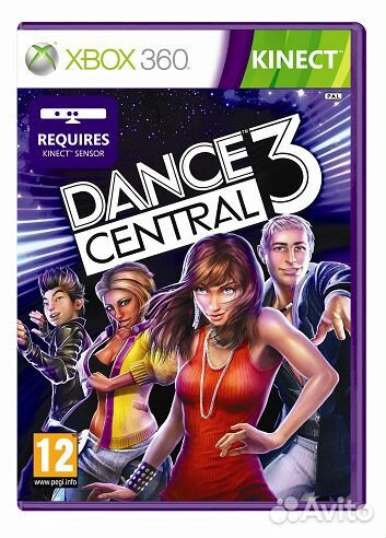 Dance Central 3 xbox 360 рус. б\у