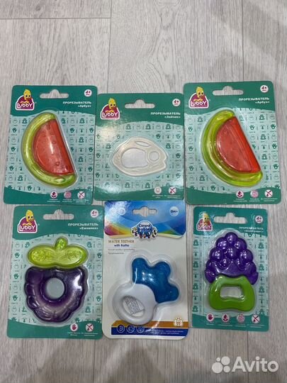 Прорезыватель новый pigeon, sanpol babies, lubby
