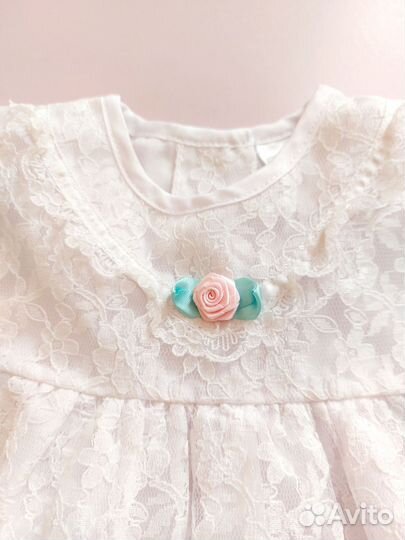 Платье для девочки 62-68