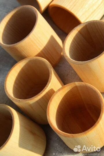 Стопочки деревянные