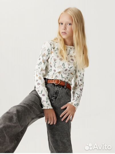 Лонгслив для девочки 140