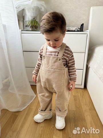 Комбинезон детский (новый) вельветовый джинсовый