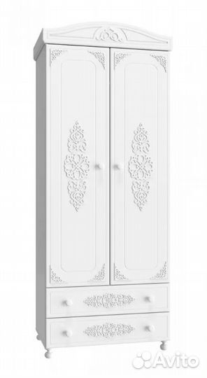 Шкаф для одежды Ассоль Белое дерево