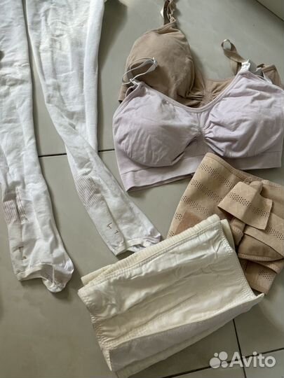 Комплект в роддом(бандажи, чулки,бюстгалтеры)