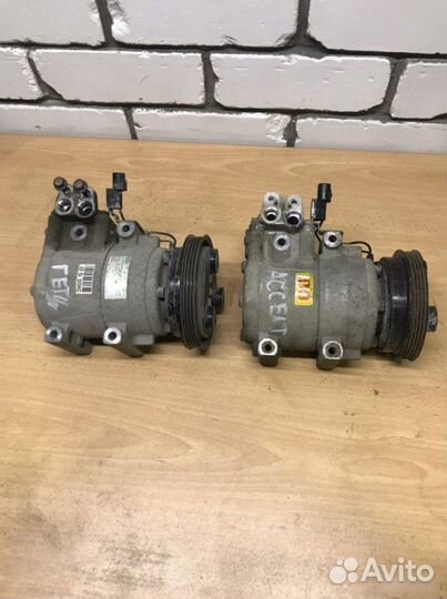 Компрессор кондиционера Hyundai Accent