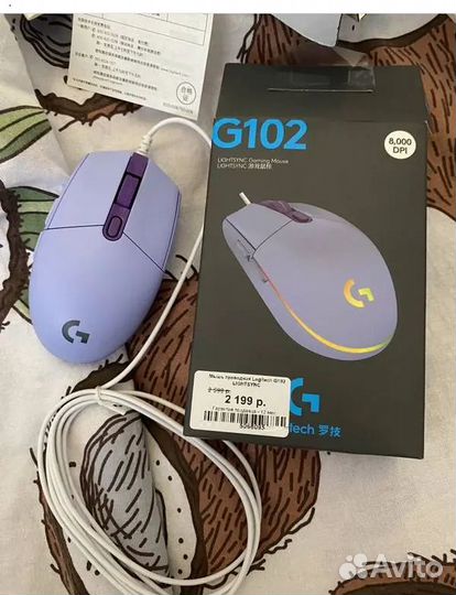 Мышь logitech g102 lightsync