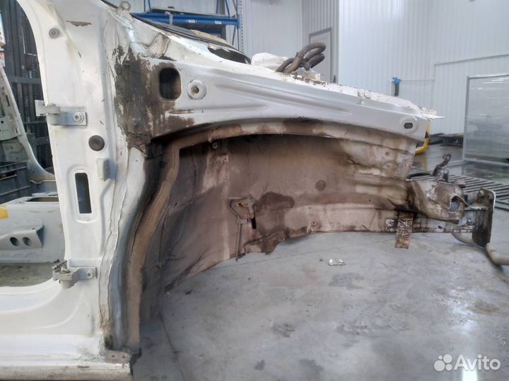 Лонжерон передний правый Skoda Rapid