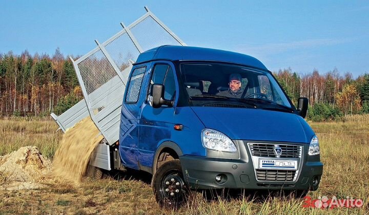 Доставка песок, щебень, грунт от 1 куба