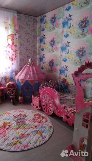 Кровать карета для принцессы
