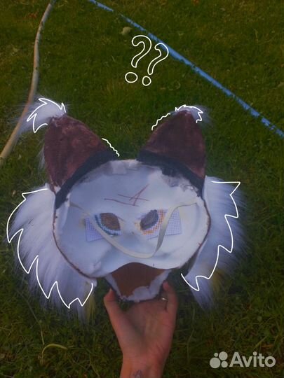 Маска собаки для квадробики