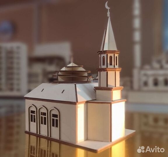 3D конструктор мечеть из дерева