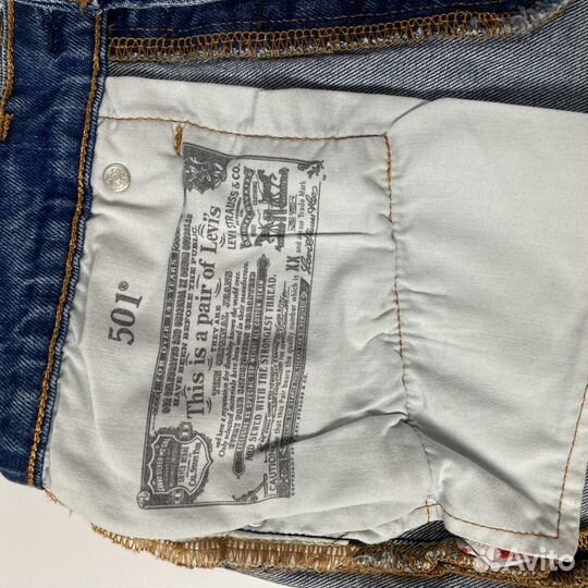 Шорты Levi's 501 W 28 44-46