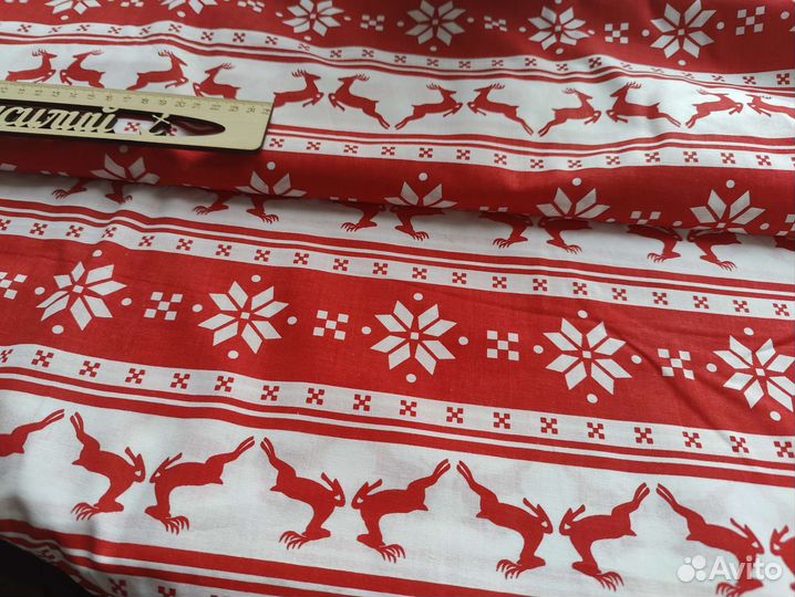 Хлопок Польша ткань Новый год