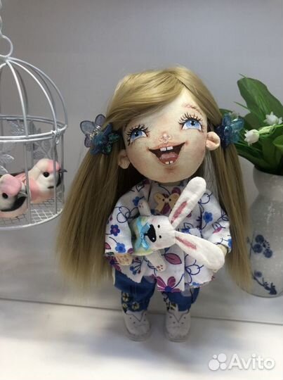 Текстильная кукла ручной работы