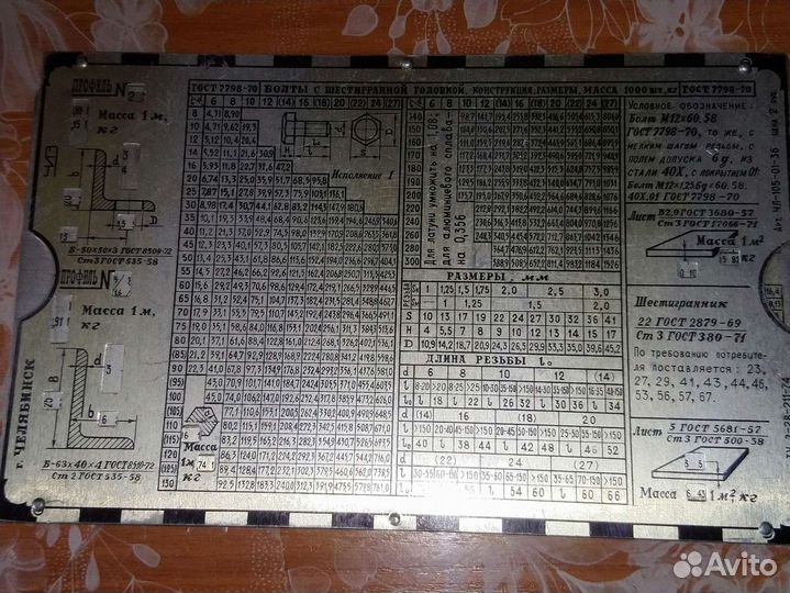 Линейка справочник конструктора механика