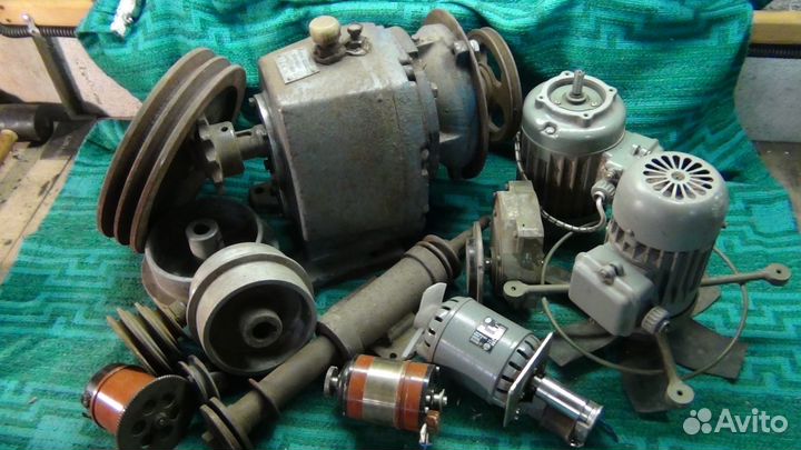 Электродвигатели Редукторы Шкивы