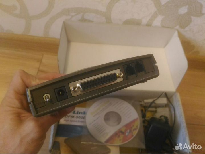Факс-модем D-Link DFM-560E аналоговый ретро