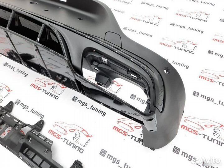 Диффузор на GLC-Coupe c253 рест. Стиль 63 AMG