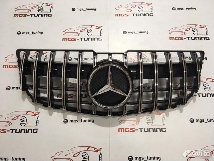 Решетка на Mercedes GLK 12-15г. GT-Style
