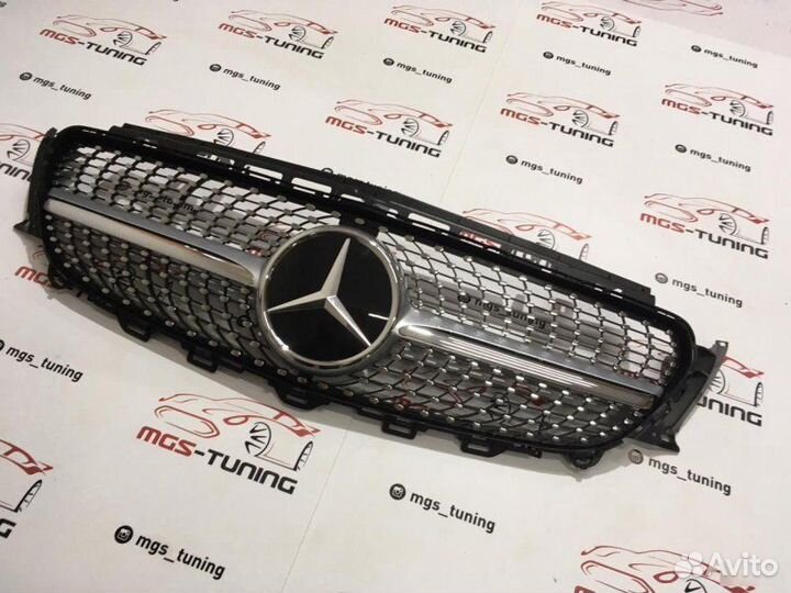 Решетка Mercedes E-class w213 Diamond Дистроник
