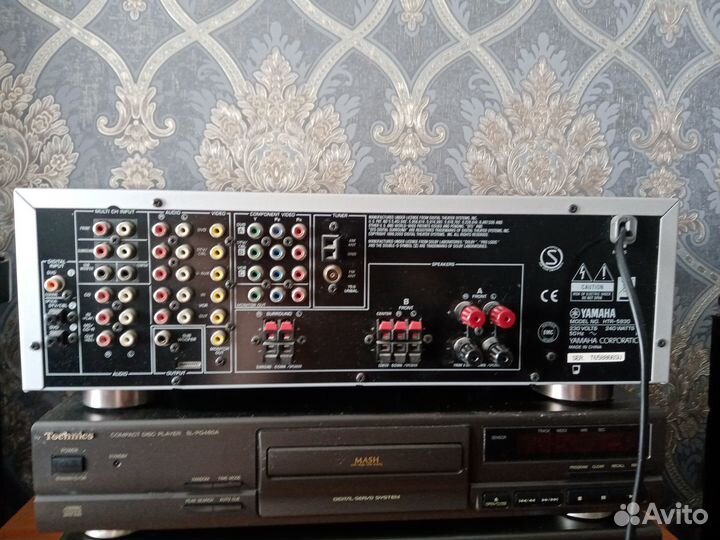 Усилитель мощности yamaha HTR-5830 и проигрыватель