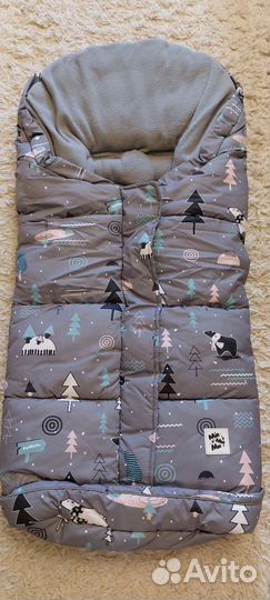 Зимний конверт в коляску до 3 лет