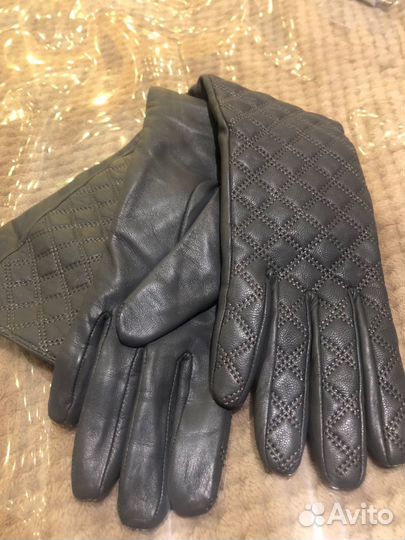 Перчатки женские кожаные 6.5