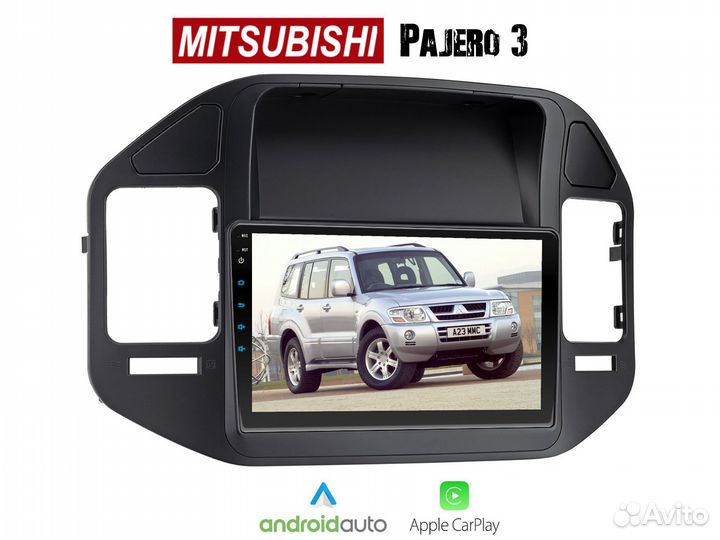 Mitsubishi Pajero 3 LTE CarPlay 3/32gb 8 ядер