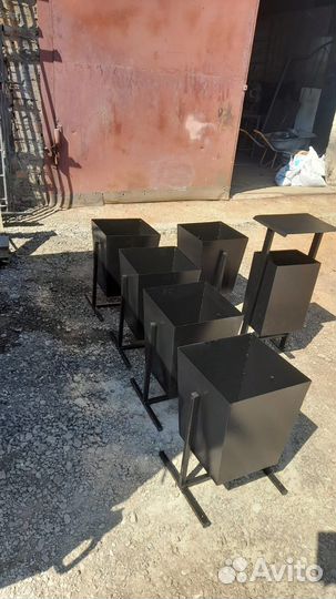 Урна уличная металлическая