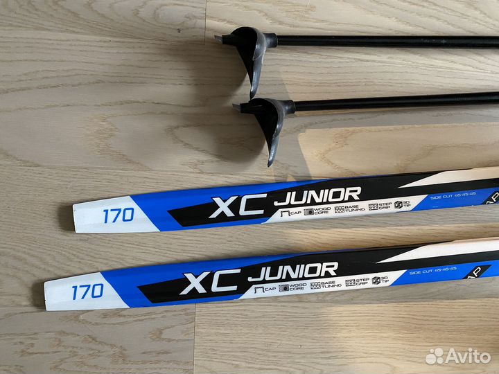 Беговые лыжи 170 и лыжные ботинки 37