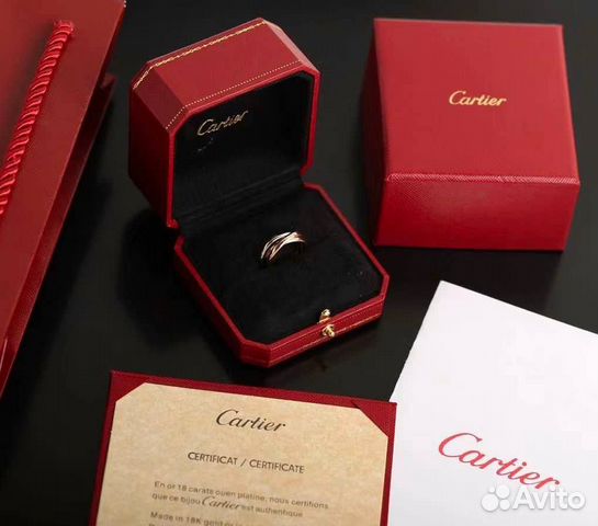 Cartier Trinity Кольцо Золото объявление продам