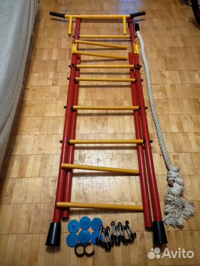 Шведская стенка с турником