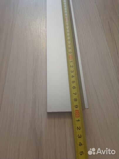 Профиль фальш-ручка L-образн. алюм.мат. (2.2М)