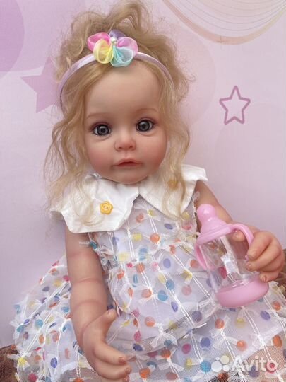 Кукла Реборн 55 см новая, реалистичная