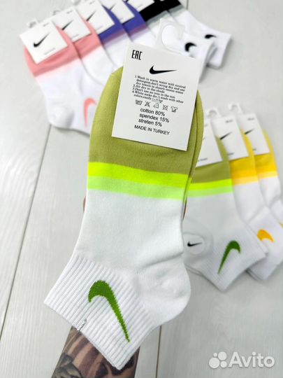 Носки женские Adidas,Nike хлопок