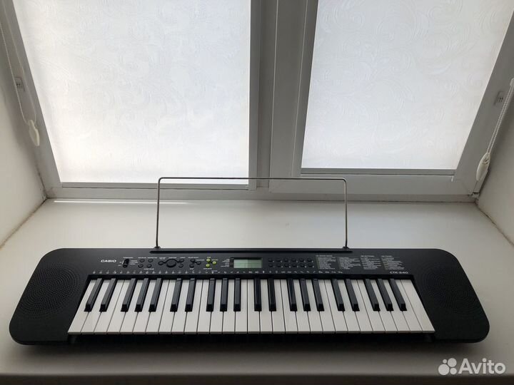 Синтезатор casio CTK-240 черный