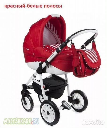 Коляска 2 в 1 adamex pajero