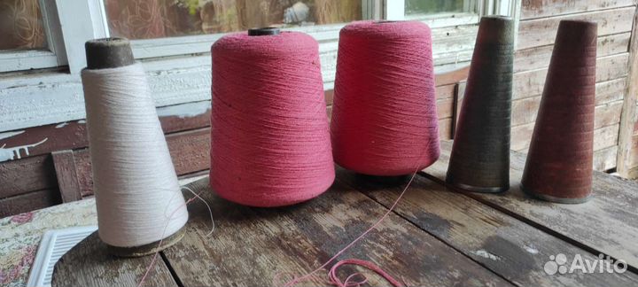 Нитки хб в бобине