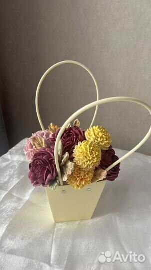 Сладкий букет из зефира