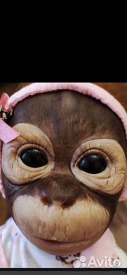 Обезьянка Реборн Новая 52 см