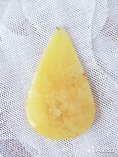 Вставка для кулона Янтарь Вес 4,8 гр. Натуральный