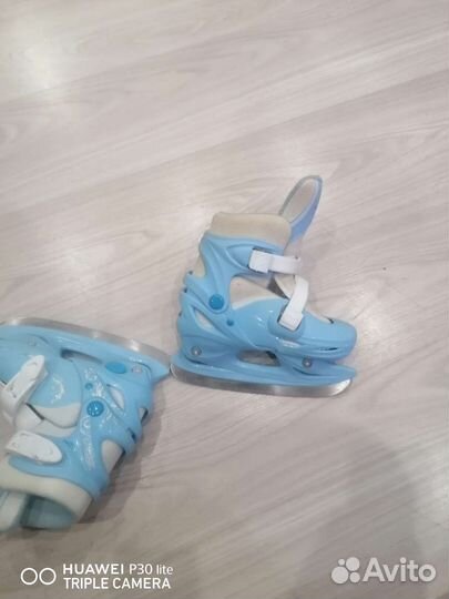 Коньки детские раздвижные 30 33