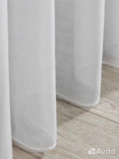 Тюль вуаль с утяжелителем/Турция