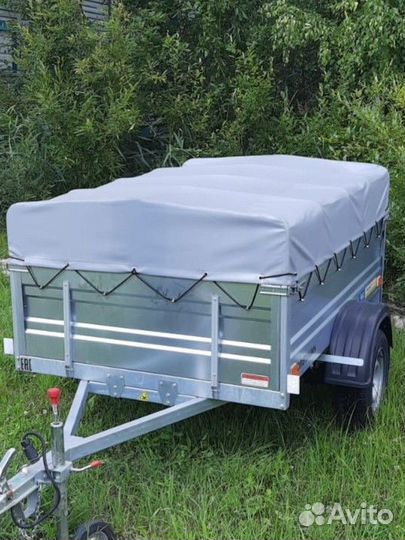 Каркас и тент для прицепа Спутник высота 0.7 м