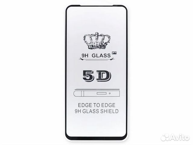 Защитное стекло 2D Xiaomi Mi 8, чёрная рамка